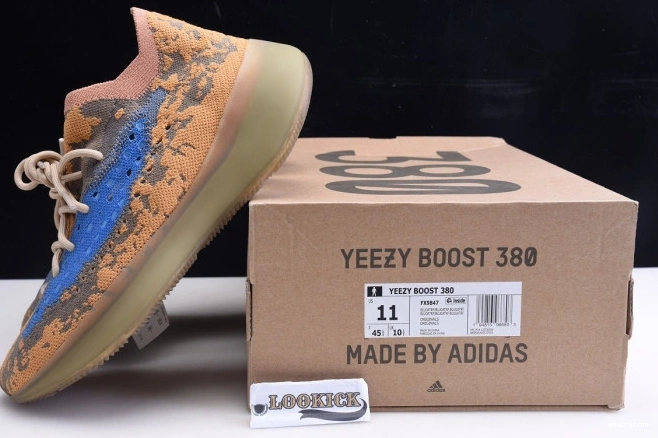 380 ADIDAS BLUE FX9847 YEEZY OAT REFLECTIVE BOOST 0306